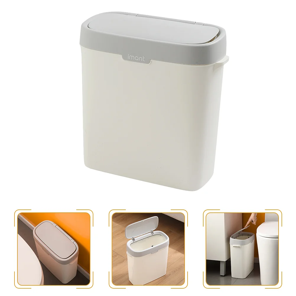 

Пластиковый контейнер для мусора с крышкой