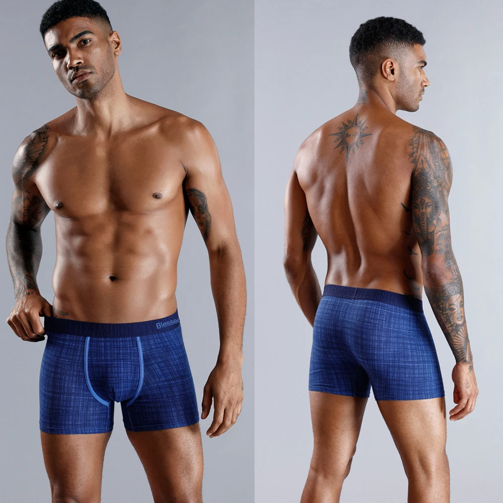 4Pcs Lot Boxers Man Underwear Cotton Boxer Shorts Men's Panties Sexy Underpants Male Boxershorts Set Mens Undrewear