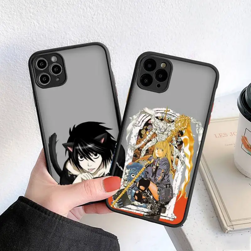 

Death Note Ryuk manga Anime Phone Case matte transparent For iphone 14 11 12 13 plus mini x xs xr pro max cover