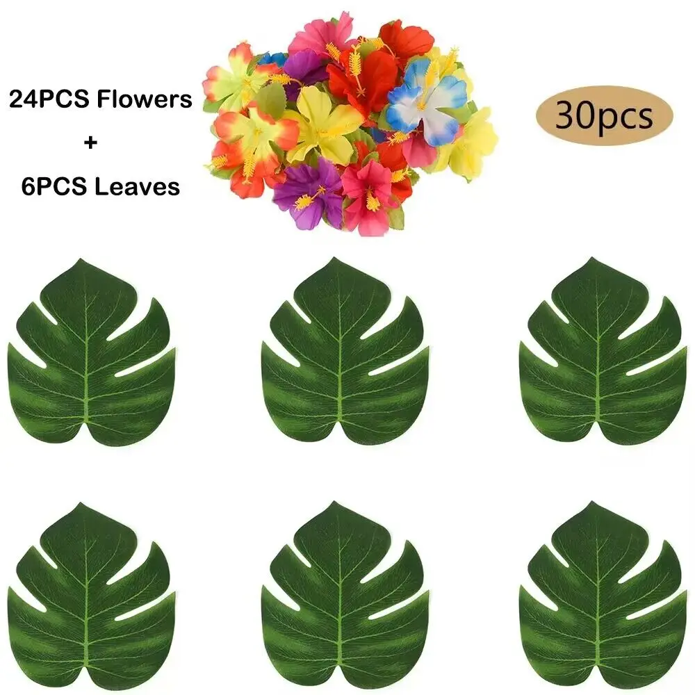 

Искусственные тропические декорации из пальмовых листьев