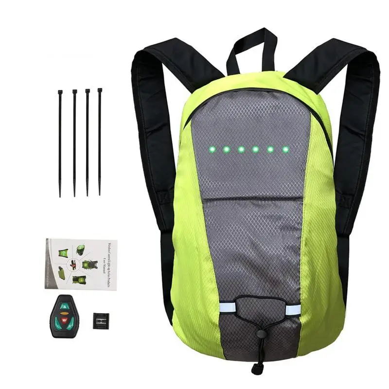 

Светоотражающий рюкзак, 15 л, с USB-зарядкой и указателем поворота