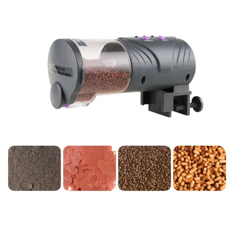 Автоматическая кормушка для рыбок аквариум Koi с золотыми рыбками регулируемая