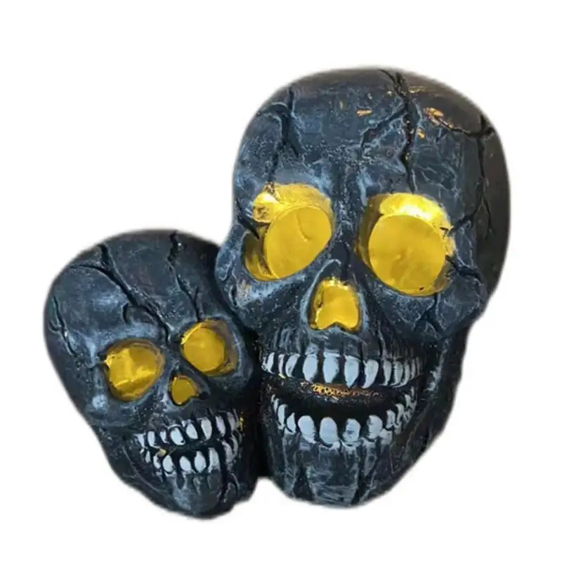 

3D Skull Night Light Gothic Halloween Lamp Gothic Decor Spooky Game Room Halloween Party Horror Decoration Goth Room Decor