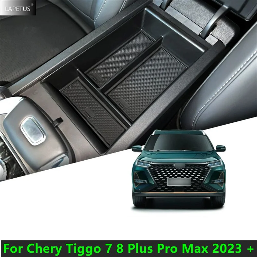 

Автомобильный ящик для хранения для Chery Tiggo 7 8 Plus Pro Max 2023-22022, подлокотник, органайзер для центральной консоли, лоток для аксессуаров, вторичный ящик