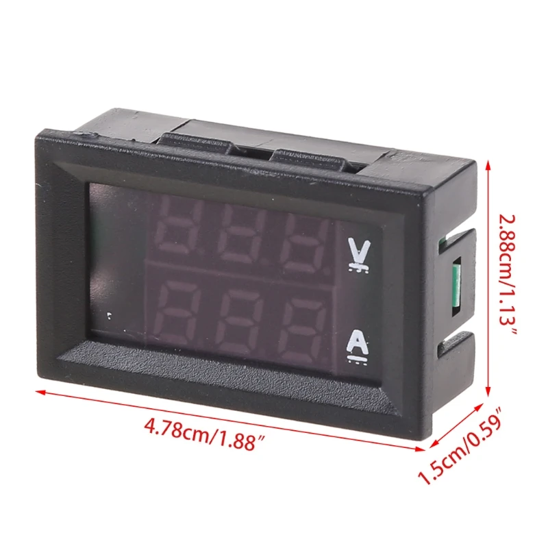 Цифровой вольтметр амперметр измеритель переменного тока 100 в 10 А постоянного |