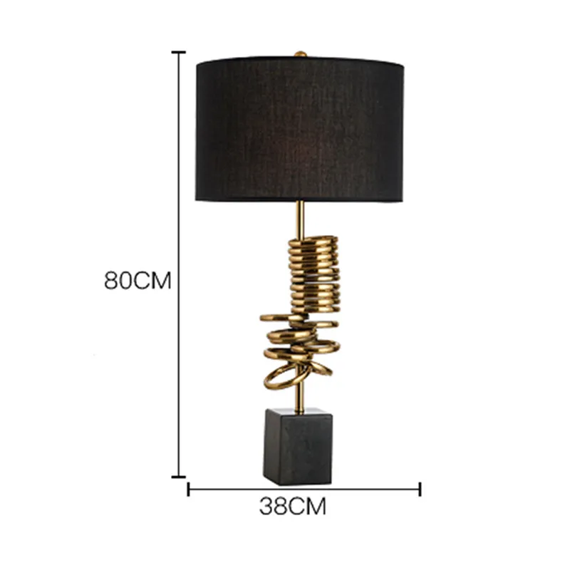 Тканевый абажур SGROW современная настольная лампа для гостиной подставка с