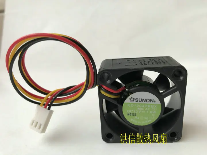 Бесплатная доставка оригинальный SUNON 4020 KD1204PKBX 12 В постоянного тока 1,6 Вт 4 см Поддержка измерения скорости охлаждающий вентилятор