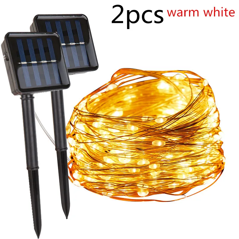 

LED Solar Light Outdoor Waterproof Fairy Garland String Lights Outdoor Solar Led Garden Lights Solar Lamp Decoration 7/12/22/32M