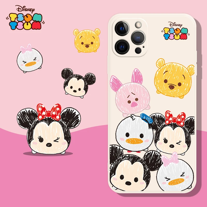 cute winnie lotso bear phone csae for funda iphone 11 case 12 13 pro max 12 13 mini x xs xr max 6 6s 7 8 plus silicone celular free global shipping