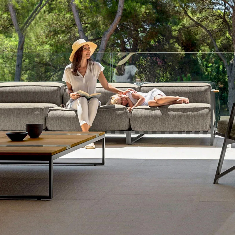 Уличный диван в скандинавском стиле уличный двор вилла садовый проект модельная