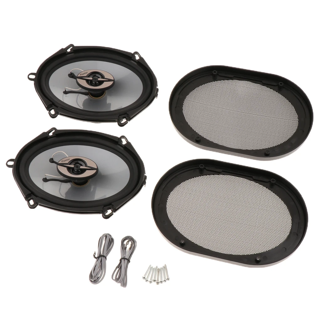 

2 Pack Coaxial Car Speakers 380 Watts 4 Ohm 5x7 Inch Car Coax Speakers