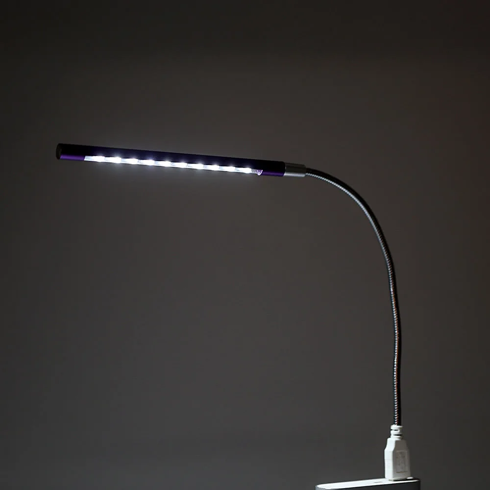 

Портативная Гибкая ультраяркая мини-лампа с 10 светодиодами и USB светильник кой, компьютерная лампа для ПК, ноутбука, ноутбука