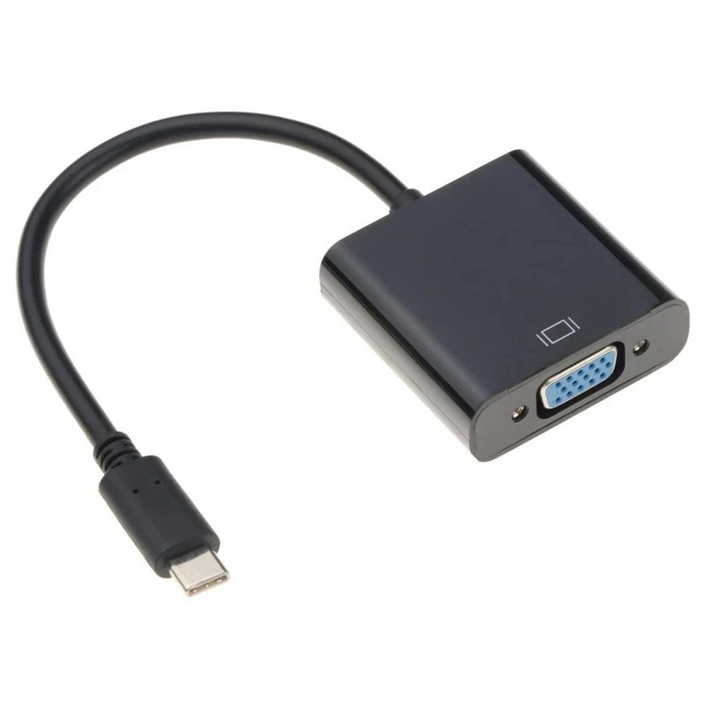 Адаптер типа C к VGA видеоконвертер USB 3 1 1080P FHD для Macbook 12-дюймовая Chromebook Pixel Lumia 950XL