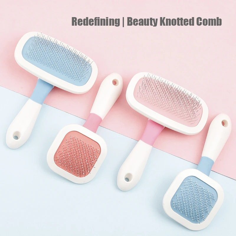 

Гребень для домашних питомцев с нескользящей ручкой, щетка для вычесывания шерсти собак, маленьких собак и кошек