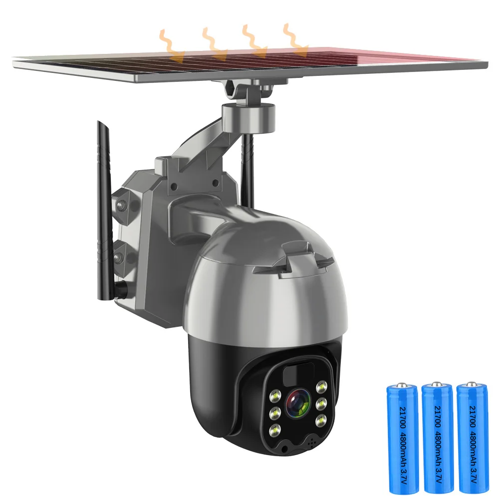 

4G WiFi Camera Solar Panel Smart Home Security Protection Outdoor Surveillance Secur Kamera CCTV 360 PTZ Video Monitor 1080P Cam