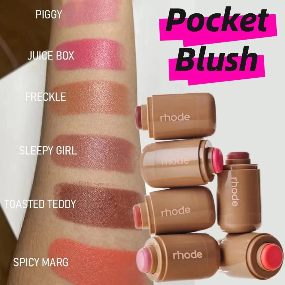 3в1 Beauty Pocket Blush Stick оттенок для губ увлажняющие румяна-карандаш шелковистые румяна