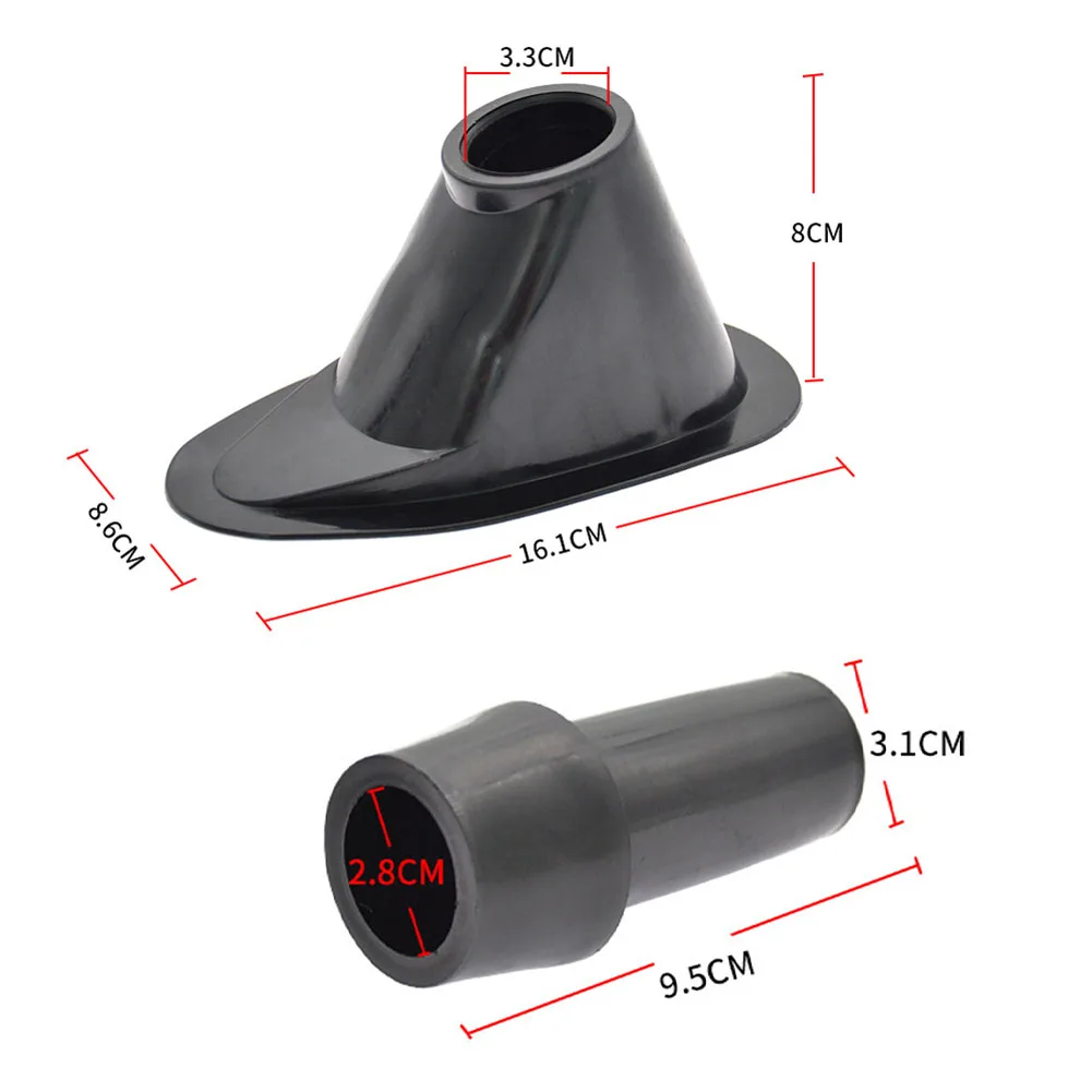 

For Inflatable Boats Parasol Base Fishing Rod Holder 117g 16.1*8.6*8cm Black Disassemble Easy To Install Plastic