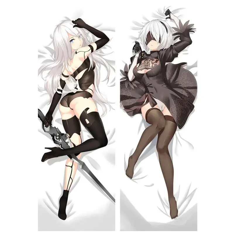 Anime Nier:Automata Covers Yorha 2B 9S Pillow Case Sexy 3D Double-Sided Bedding Hing Body Pillowcase Customize Gifts