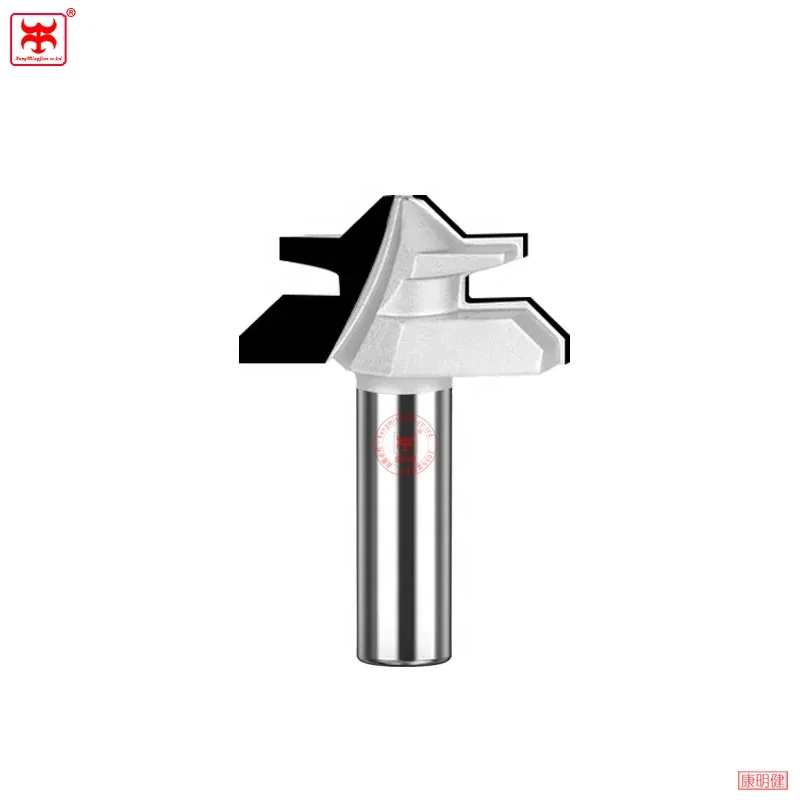 Концевая фреза KANGMINGJIAN PCD алмазная 45-градусная tenon твердосплавная