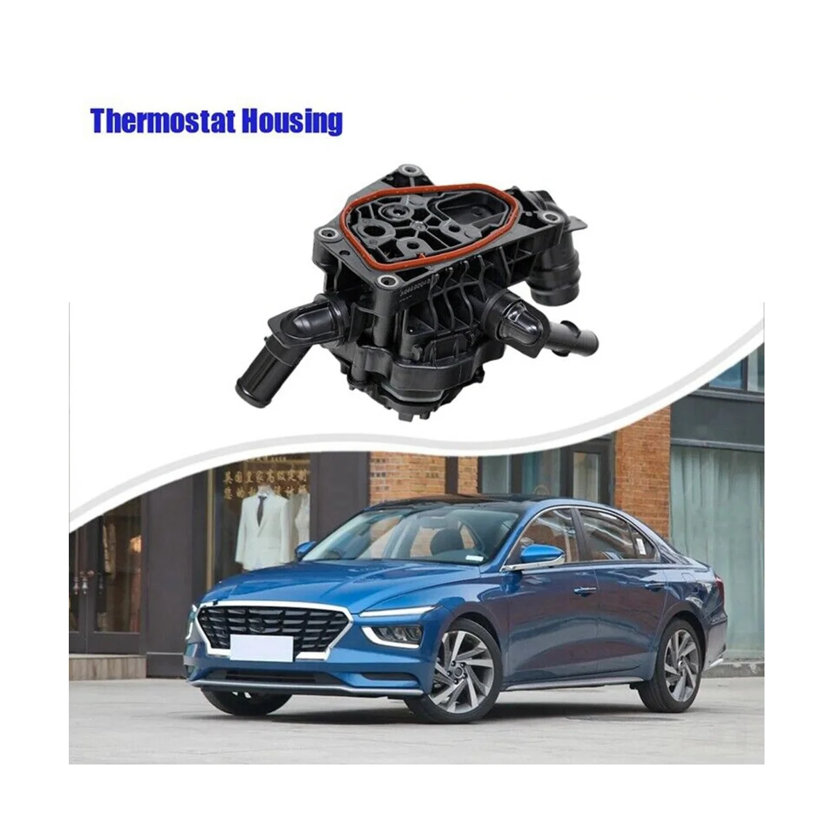 

Car Engine Thermostat Housing Assembly Integrated Thermal-Management for Hyundai Elantra Kona SANTA 2.0L 25600-2J100