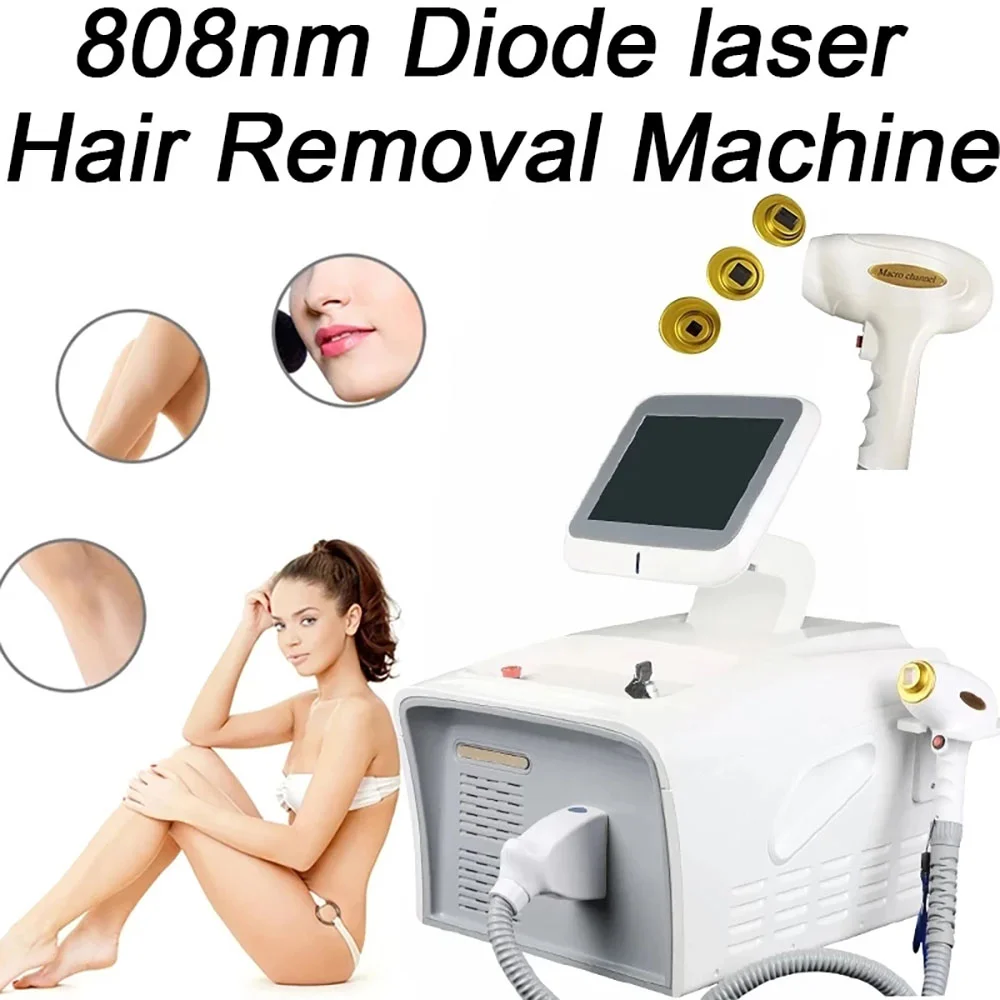 

Диодный лазер 755 808 1064 нм, аппарат для удаления волос с разной длиной волны, безболезненный лазерный эпилятор с охлаждающей головкой, удаление волос на лице и теле