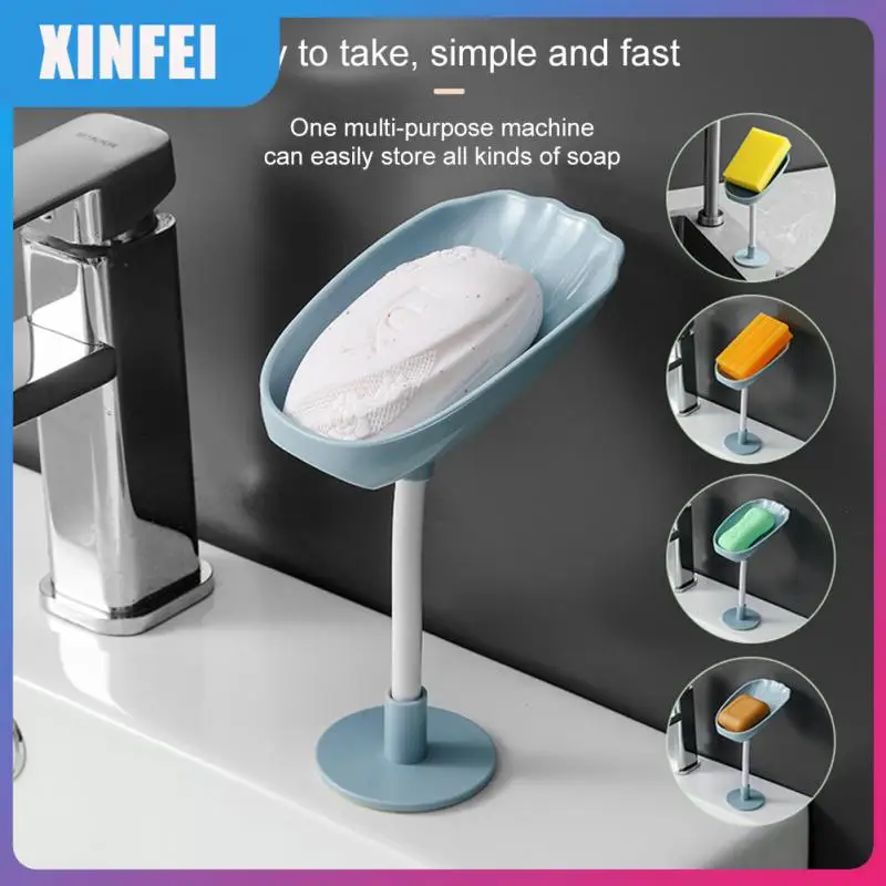 

Soap Holder Container Bathroom Shower Soap Holder Sponge Storage Tray Kitchen Bathroom Supplies Soap Dish With Drain Water 2023