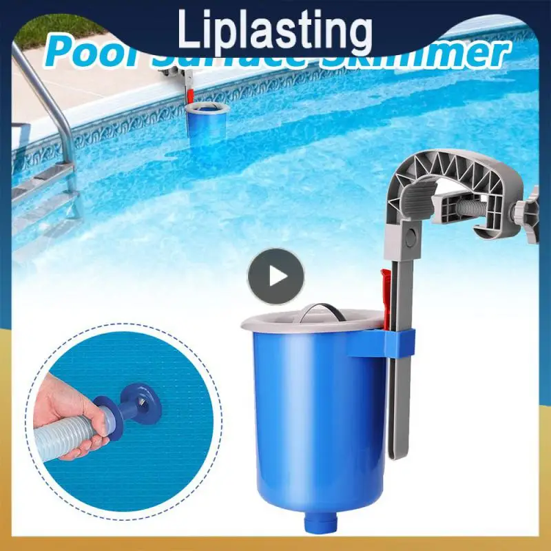 

Swimming Pool Skimmer Automatic Pool Wall Mount Surface Cleaner Auto Cleaning Tool Pool Fountain Debris Cleaner Accessories