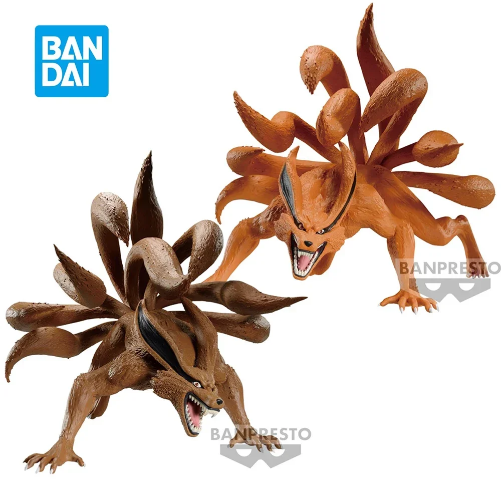 В наличии оригинальная Bandai Naruto: Shippuden Kyuubi Kurama фигурка аниме модель из ПВХ