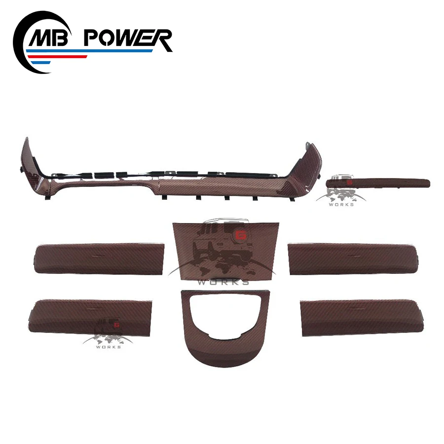 G-klase w464 g63 g500 g550 Lese verbesserung Kohle faser innen Lenker Mittel konsole Tür verkleidungen arматрена brett