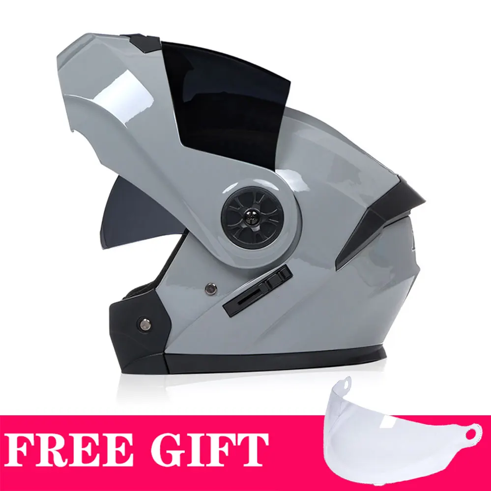 

Мотошлем на все лицо для мужчин и женщин, модульный мотоциклетный откидной шлем, одобрен DOT ECE