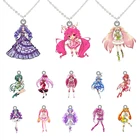Bandai Pretty Cure персонажи, одностороннее женское ожерелье из эпоксидной смолы, для украшения ювелирных изделий FSD625