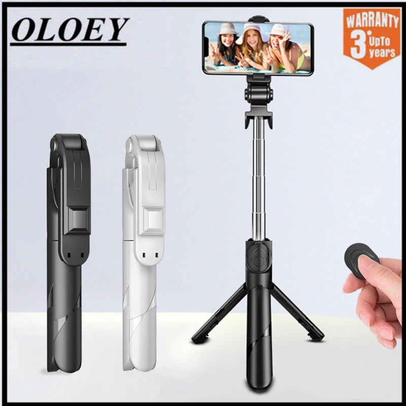 

3 In 1 Tripod Bluetooth-compatible Remote Control Selfie Stick for Iphone for Xiaomi/samsung Holder Stick Selfie Stick