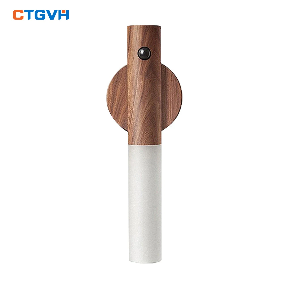 

2021 LED Night Light Sensor Photosensitive Sensor Wireless USB Door Lock Light Night light table lamp Bedside Wardrobe Wall Lamp