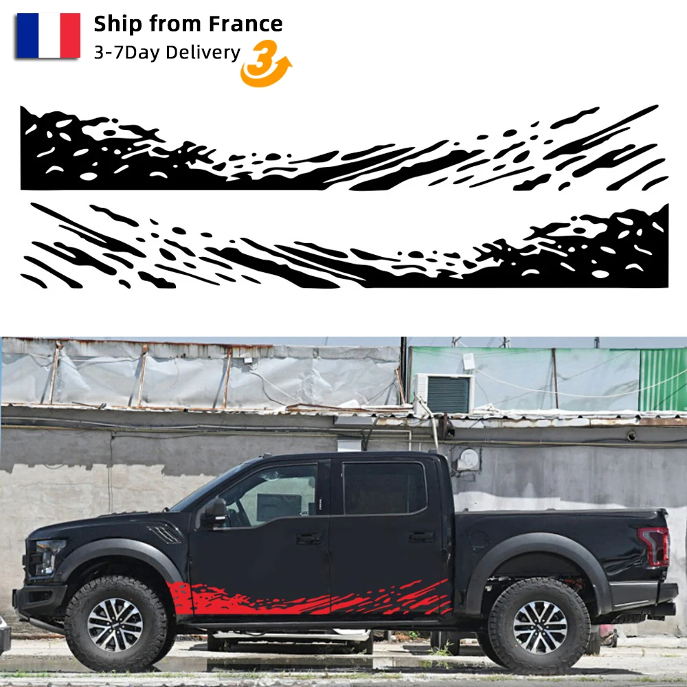 Автомобильные наклейки для внедорожников виниловые украшения боковых кузовов