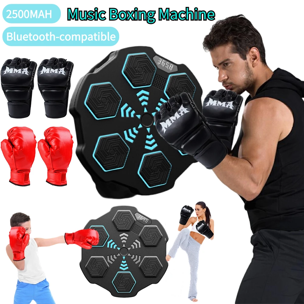 

Smart Music Boxing Machine Wall Target Sandbag Relaxing Reaction Training Target for Kids Adult Boxing Sports Exercise Equipment