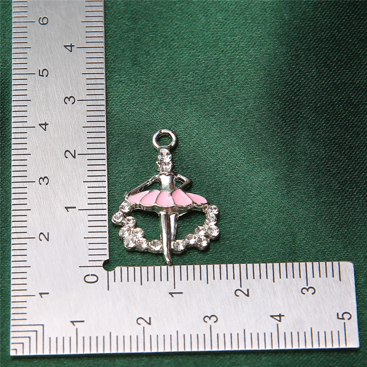 10 шт. подвеска в виде танцовщицы балета 25 х17 мм