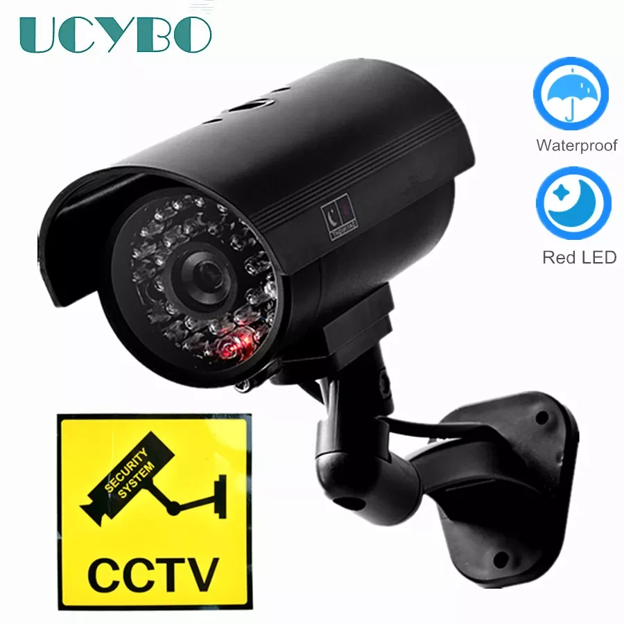 

Fake Dummy camera security CCTV outdoor waterproof Emulational Decoy IR LED wifi Flash Red Led dummy video surveillance Camera