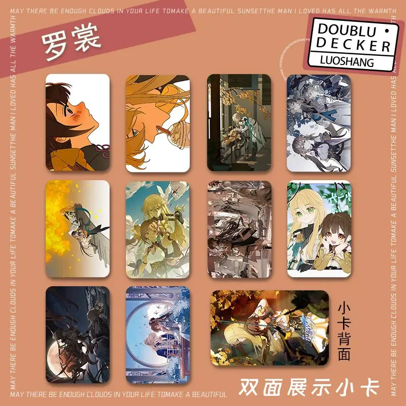

Luocha Sushang Anime Cards Honkai Star Rail Card Made Paper Print Creative Souvenir Card Photocard Fans Collection Postcard Gift