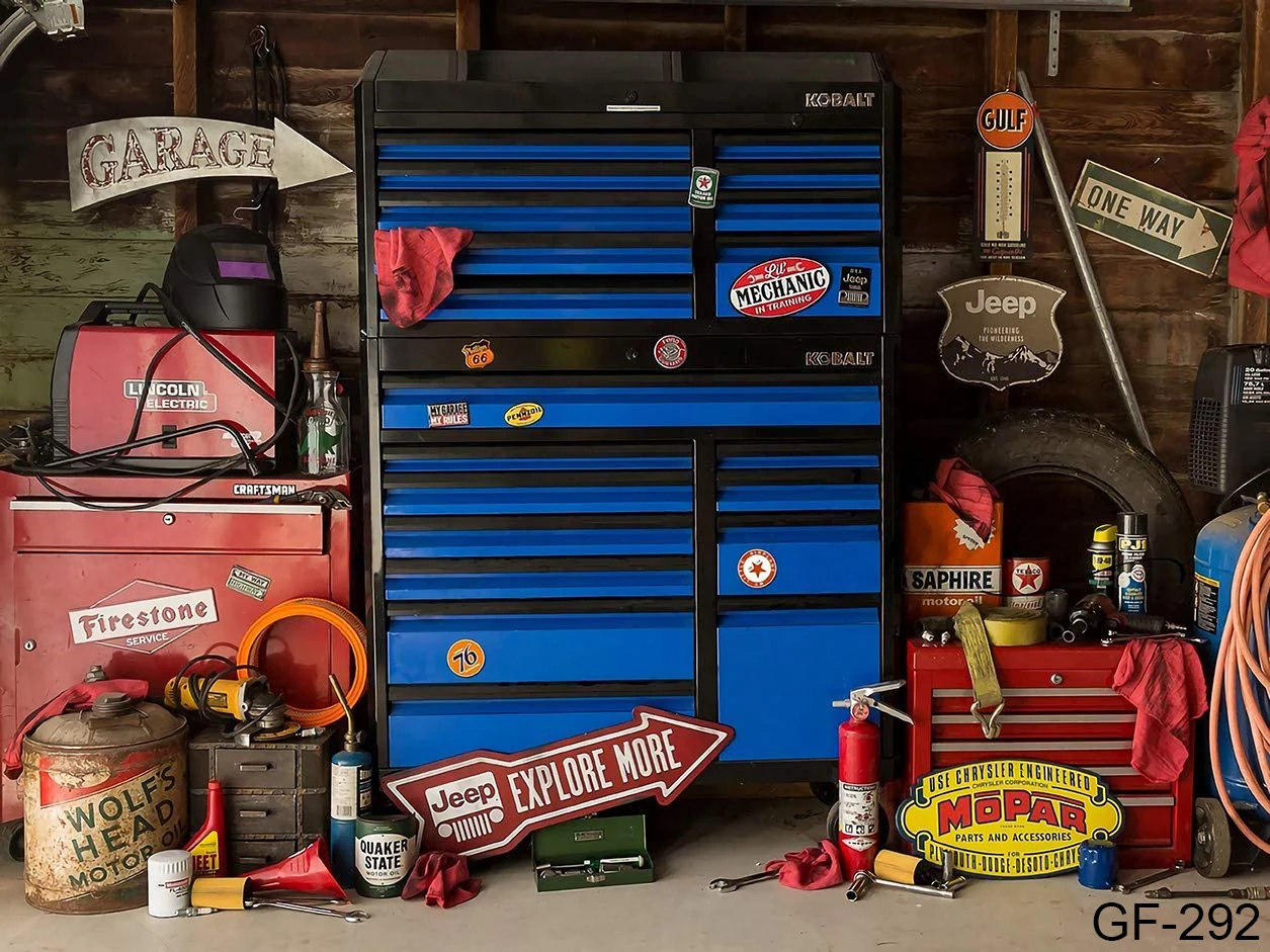 Фон для фотосъемки &quotГараж&quot