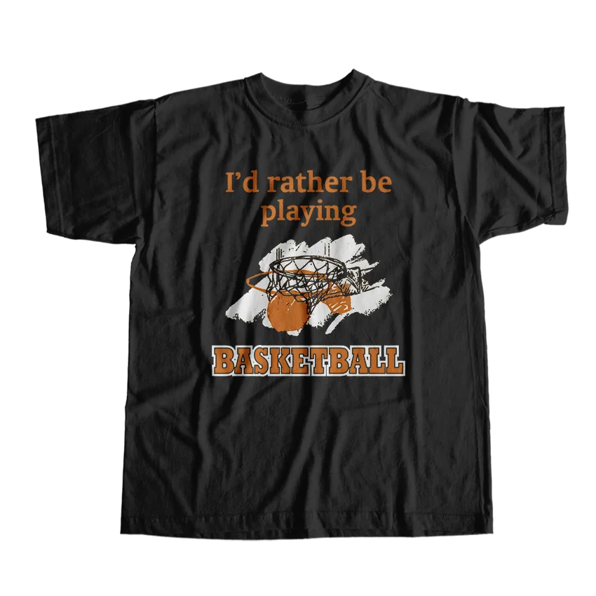 

Крутая футболка унисекс для любителей баскетбола из 100% хлопка, свободная футболка с принтом для баскетбола, Мужская футболка с коротким рук...
