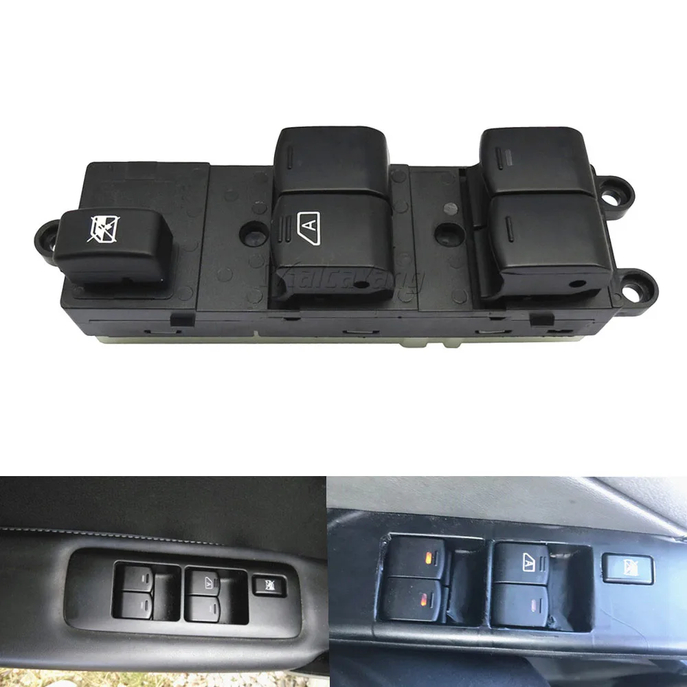 For Nissan Qashqai J10 JJ10 2007 -2015 High Quality Master Power Window Lifter Regulator Assist Control Switch 25411BR00A