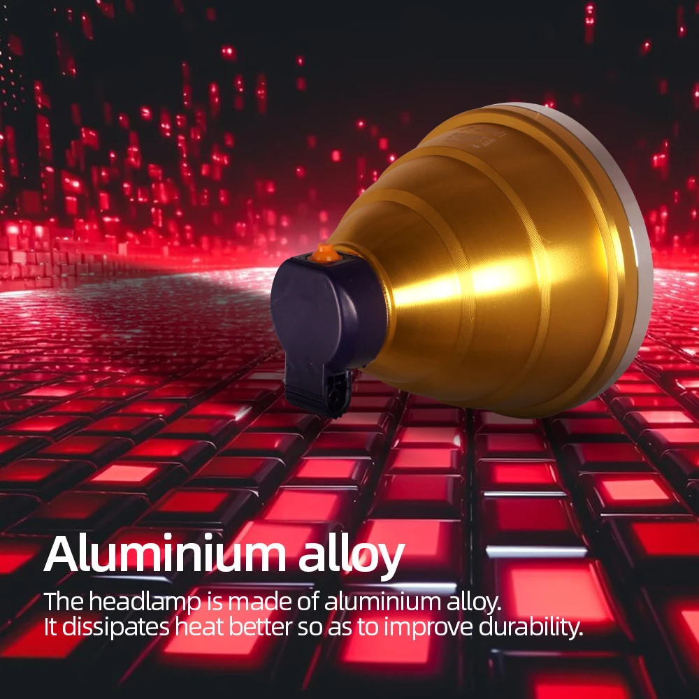 Налобный фонарь для рыбалки высокомощный фонарик COB налобный походов