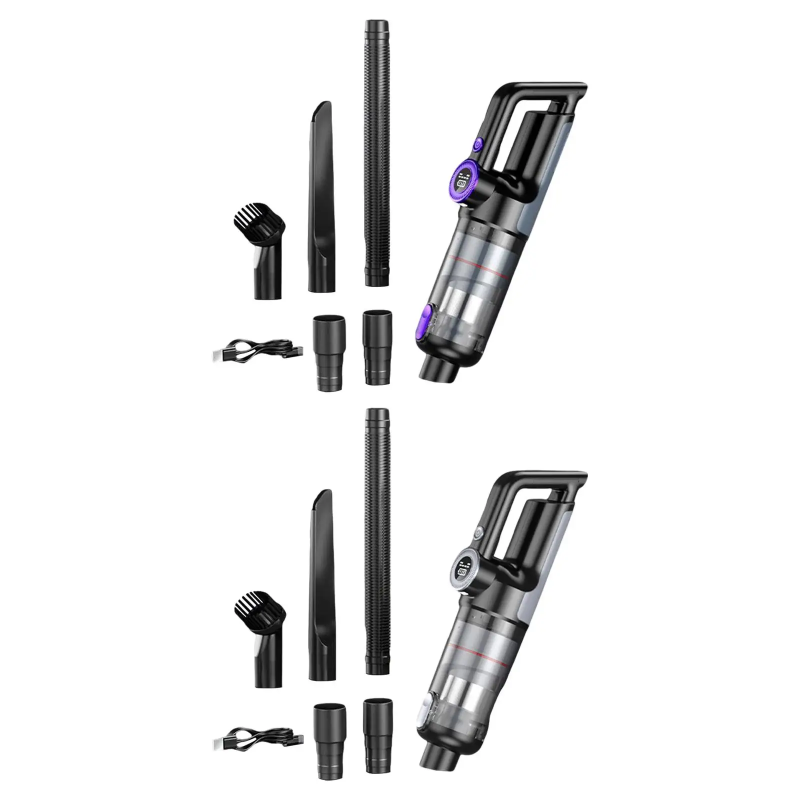 Беспроводные ручные пылесосы универсальный малошумный 2-скоростной ЖК-дисплей