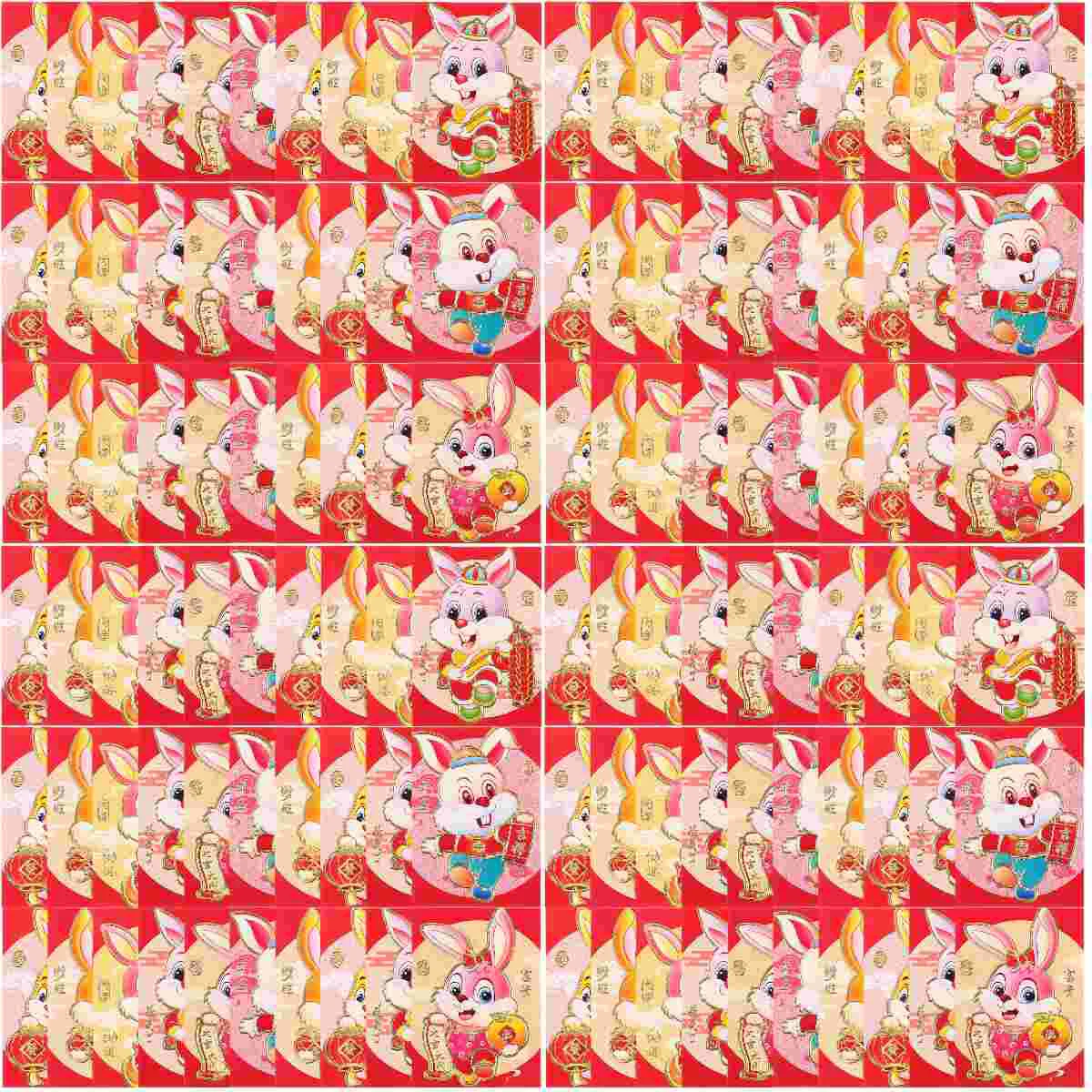 

240 Chinese Traditional Envelopes Cash Envelopes New Year Bag Paper Envelopes