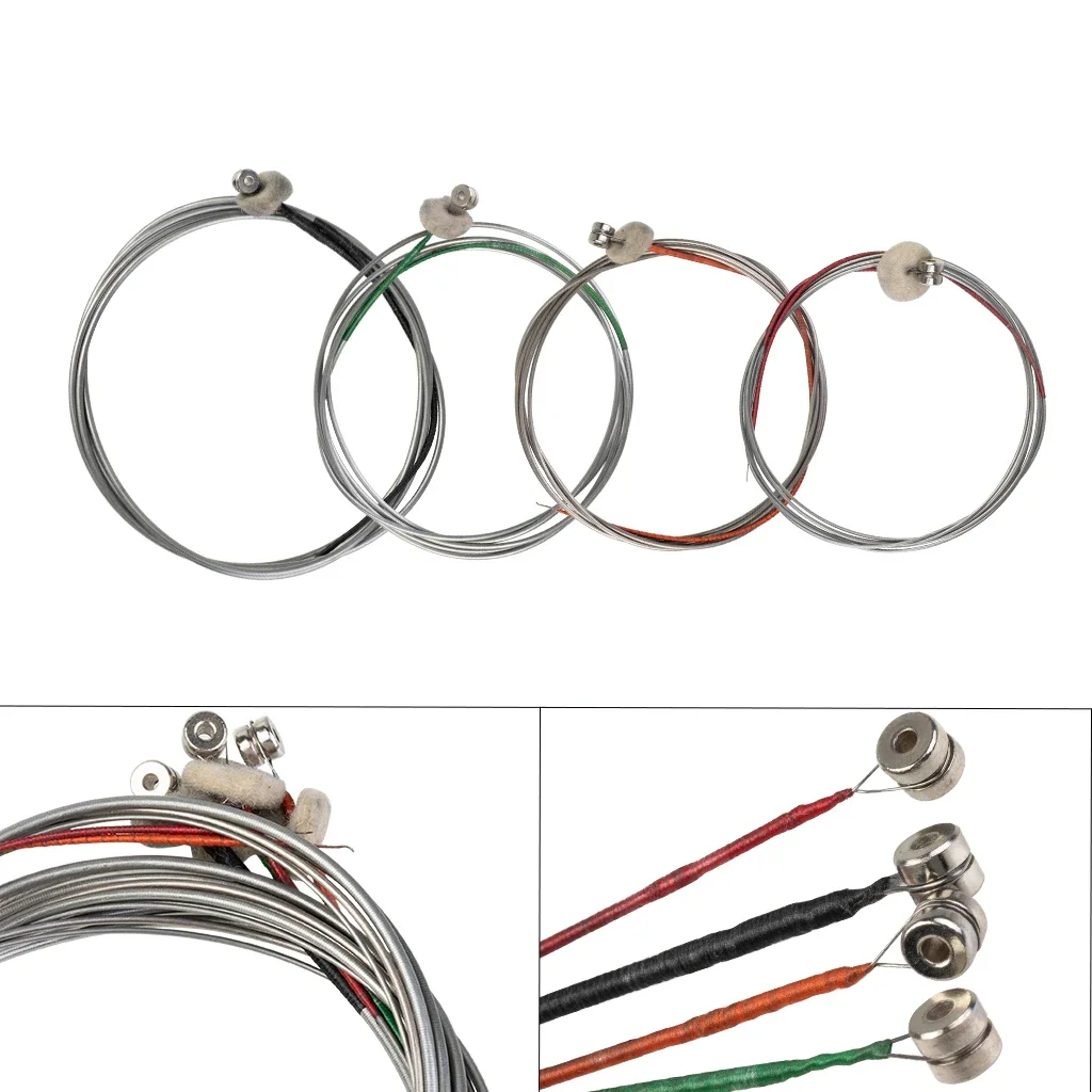 Полный набор струн для двойного баса LOOK (G-D-A-E) Струны Стальной сердечник