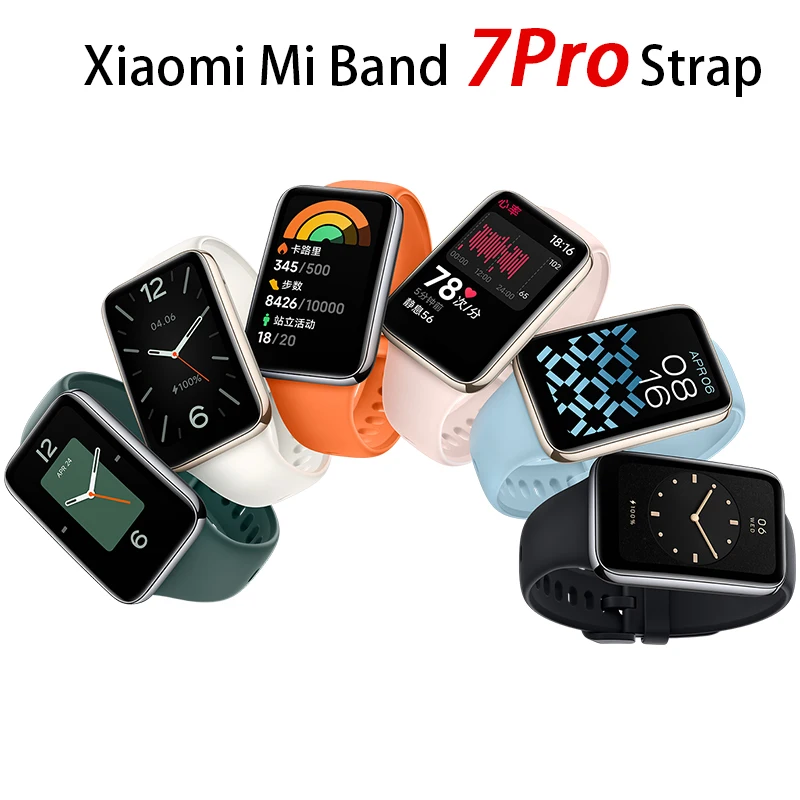 

Ремешок для смарт-часов Xiaomi Mi Band 7 Pro, силиконовый, для наручных часов Miband 7 Pro