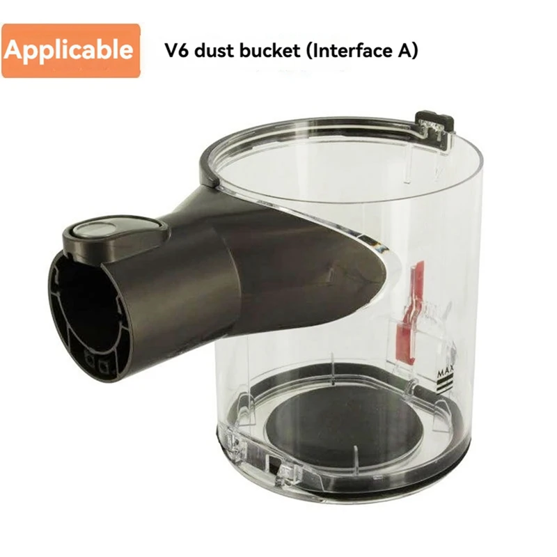 Garbage Dust Bin For Dyson V6 DC58 DC59 DC62 DC74 Vacuum Cleaner Canister With Filters Part No.965660-01
