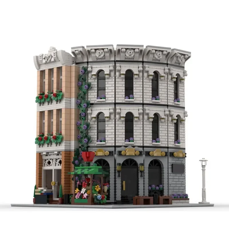 Строительный блок MOC- 181007 Модульная модель строительной банки в сборе 2781 шт.