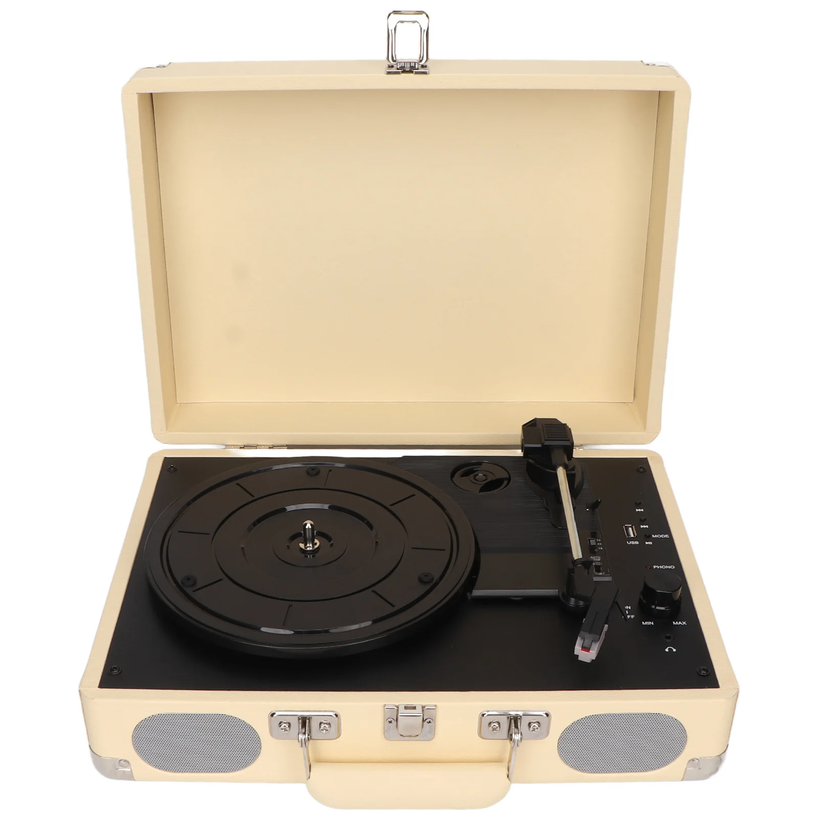 Bluetooth Record Player Built in 2 Speakers Portable Stereo 3 Speed Turntable 100‑240V AU Plug