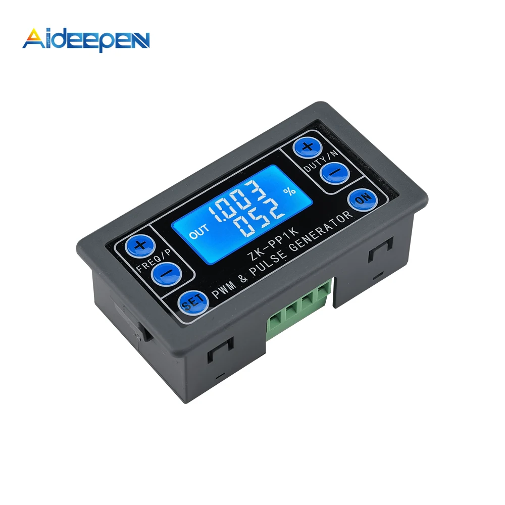 Aideepen Dual Mode PWM Generator & Pulse Generator Frequency Duty Cycle Adjustable Module Signal generator